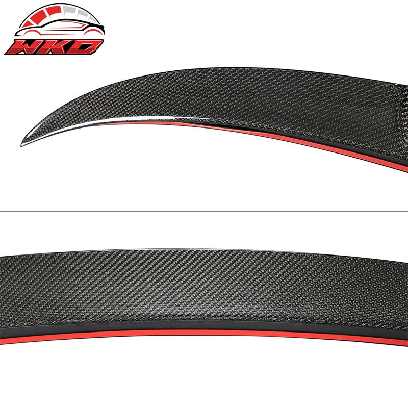 Fits 22-26 Honda Civic 11th Trunk Spoiler HPD Style Rear Wing Real Carbon Fiber