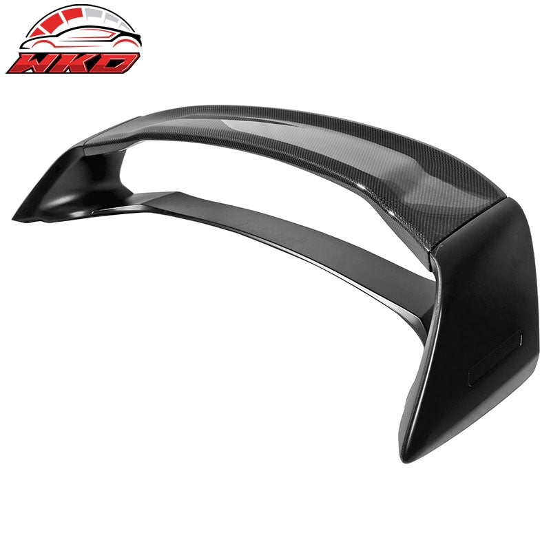Fits 12-15 Honda Civic 9th 4DR Mugen Style Rear Trunk Spoiler Carbon Fiber 4PC