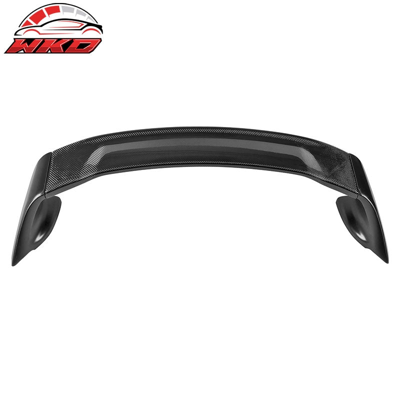 Fits 12-15 Honda Civic 9th 4DR Mugen Style Rear Trunk Spoiler Carbon Fiber 4PC