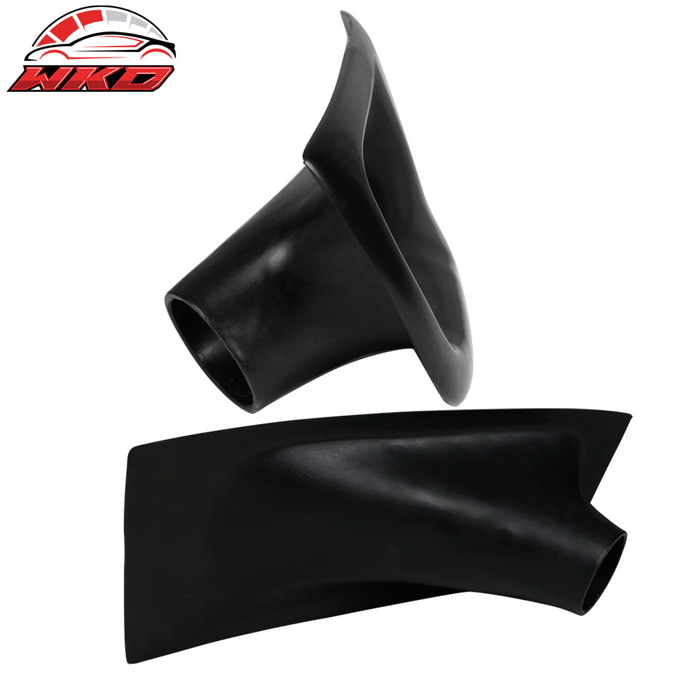 Fits 99-00 Honda Civic JS Style PU Front Bumper Intake Air Induction Ducts Vent