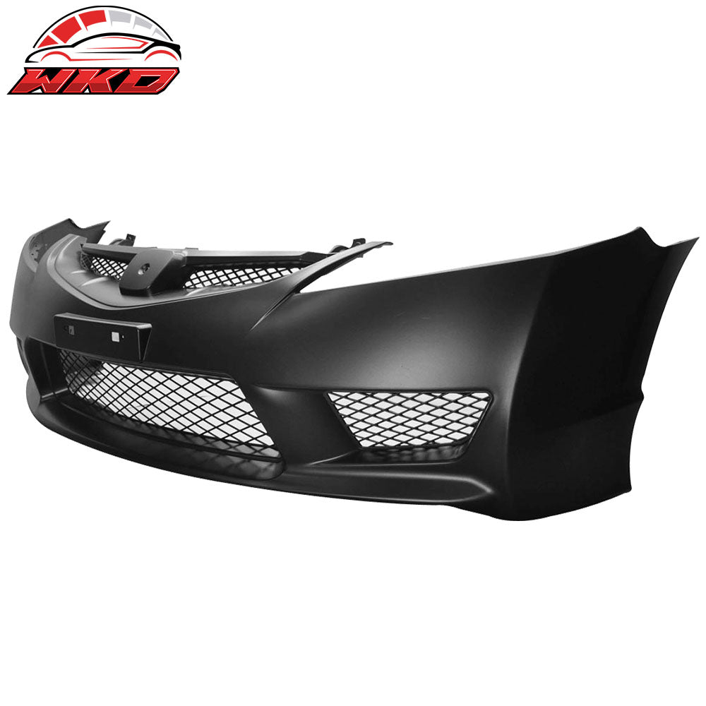Fits 06-11 Honda Civic Sedan 4Dr Type R PP Front Bumper Cover Conversion USDM