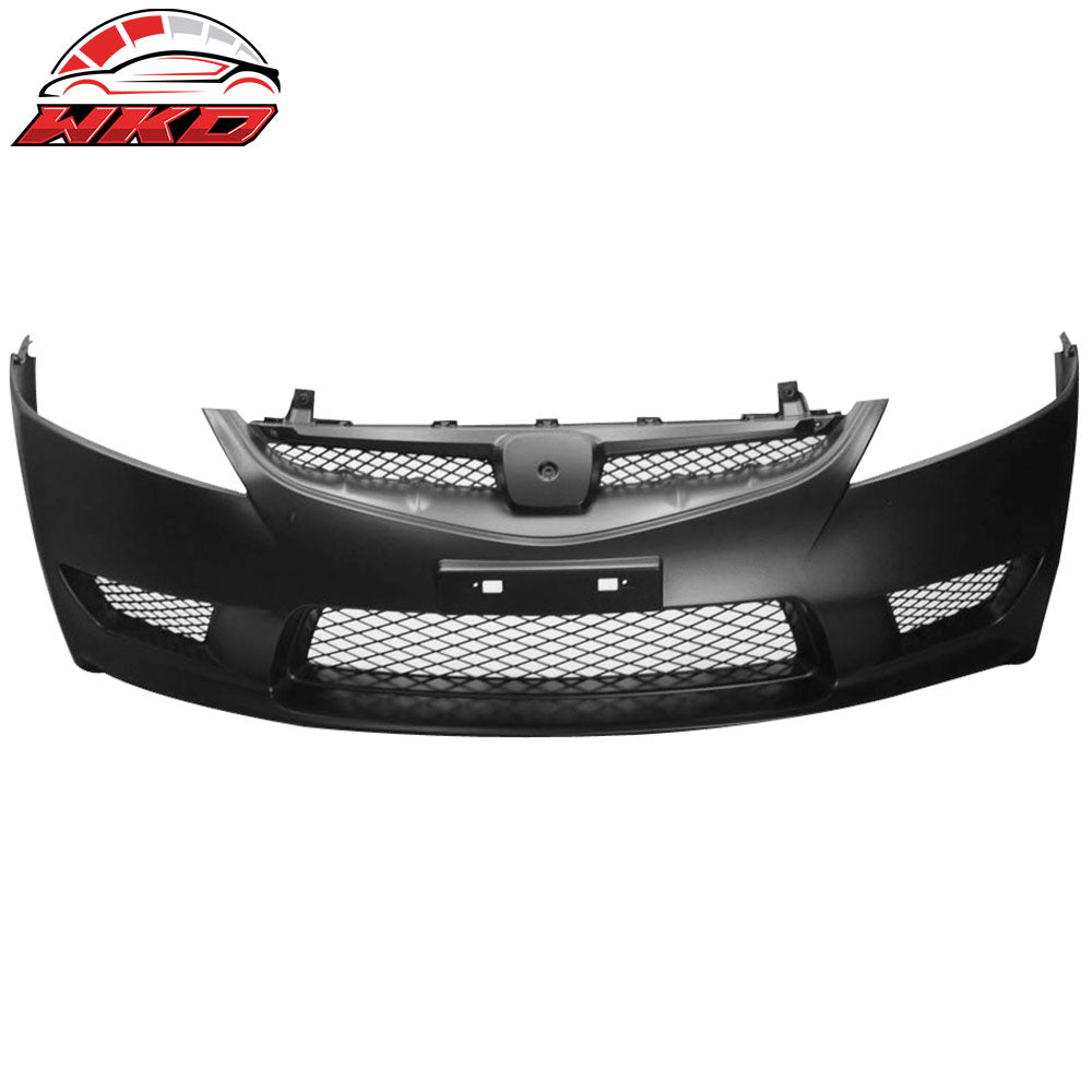 Fits 06-11 Honda Civic Sedan 4Dr Type R PP Front Bumper Cover Conversion USDM
