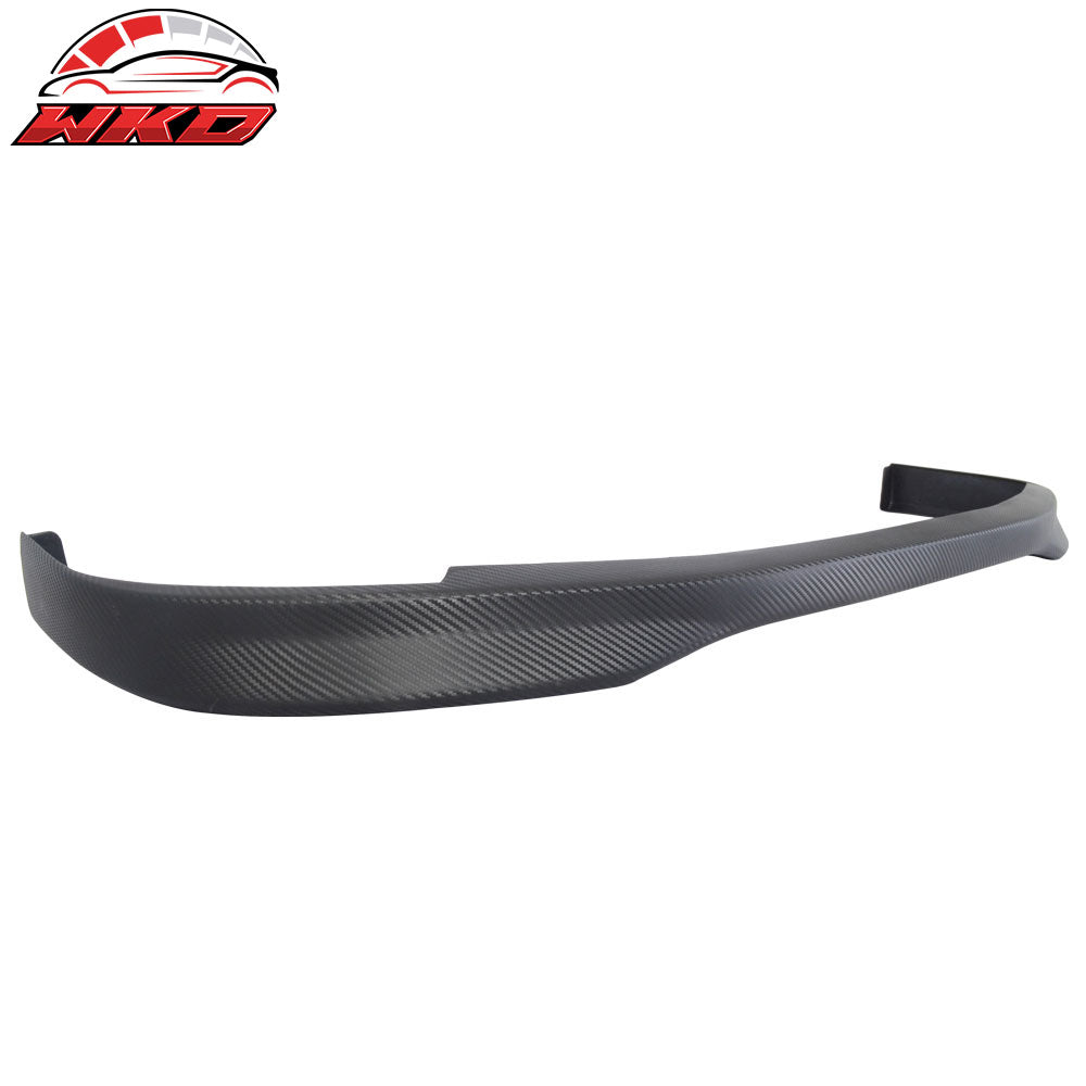 Fits 01-03 Honda Civic 2Dr 4Dr Type R BM Style Front Bumper Lip - PU CF Texture