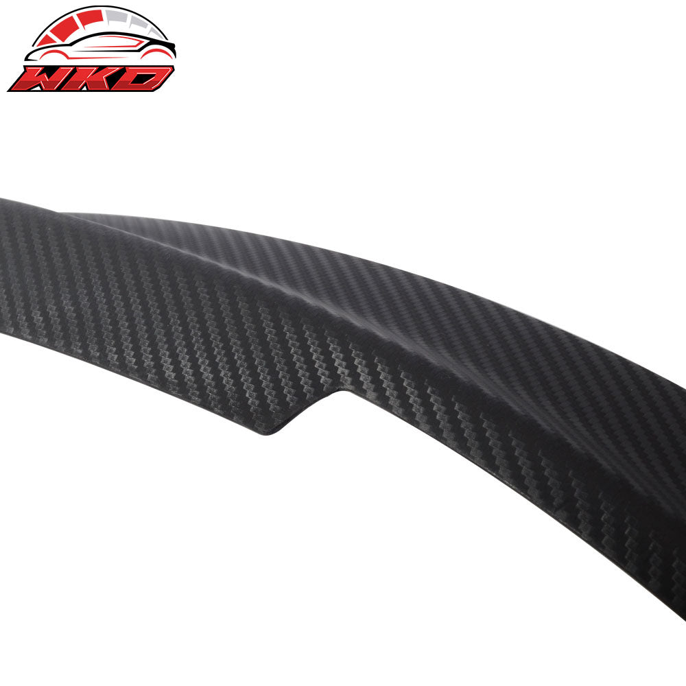 Fits 01-03 Honda Civic 2Dr 4Dr Type R BM Style Front Bumper Lip - PU CF Texture