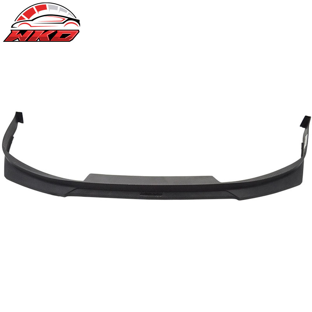 Fits 04-05 Civic HC1 Front Bumper Lip Spoiler Matte Black PP Carbon Texture