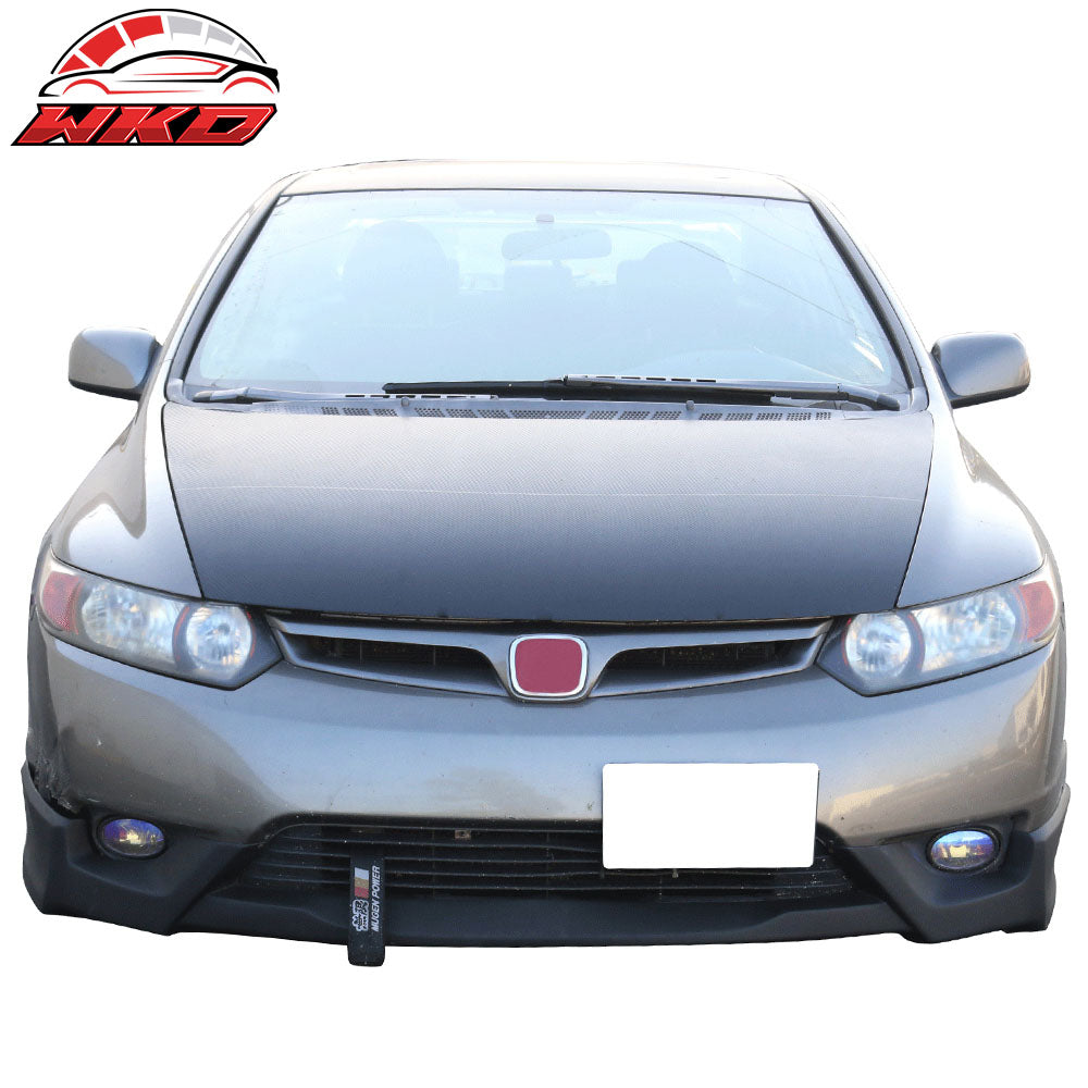 Fits 06-08 Honda Civic 2Dr TC Style Front Bumper Lip Chin Spoiler - PU