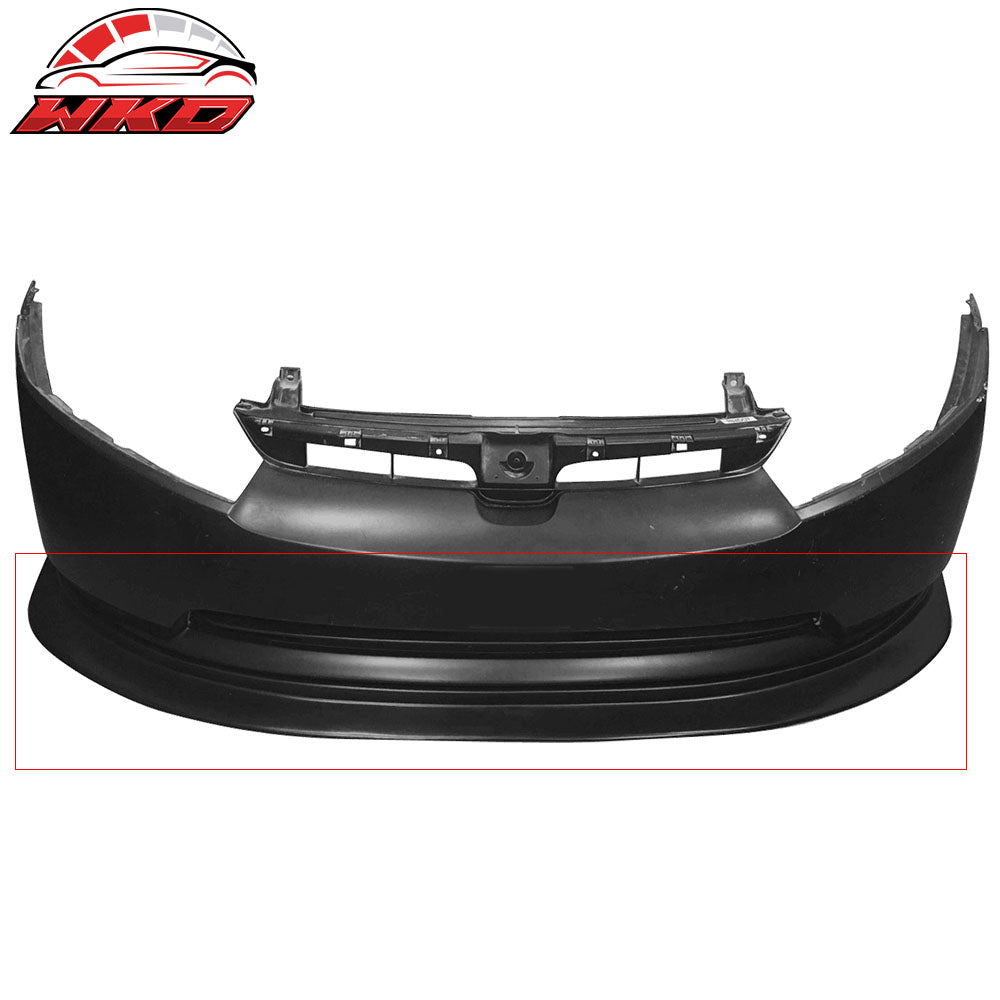 Fits 06-08 Honda Civic FA5 4Dr Sedan Ikon Aero DP Front Lip Bumper Splitter