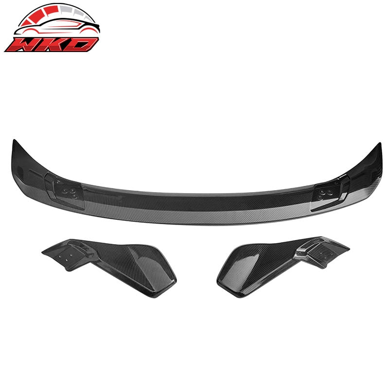 Fits 22-26 Honda Civic Hatchback HPD Style Rear Trunk Spoiler Carbon Fiber Print