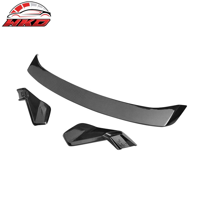 Fits 22-26 Honda Civic Hatchback HPD Style Rear Trunk Spoiler Carbon Fiber Print