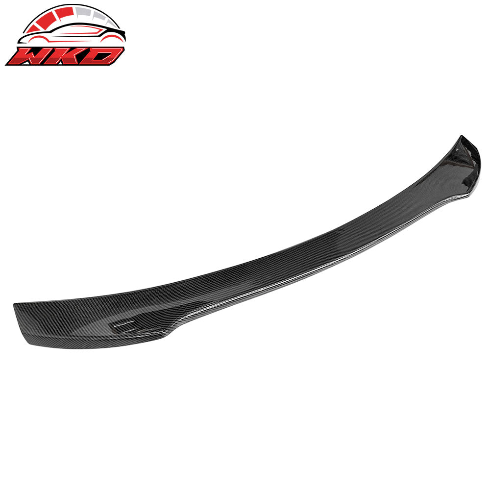 Fits 17-21 Honda Civic 10th Hatchback V Style Trunk Spoiler Carbon Fiber Print