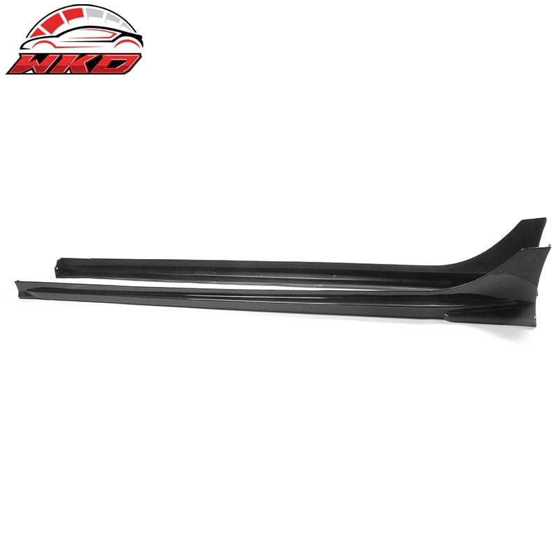 Fits 22-26 Honda Civic Sedan Hatchback Mugen Side Skirts Carbon Fiber Print PP
