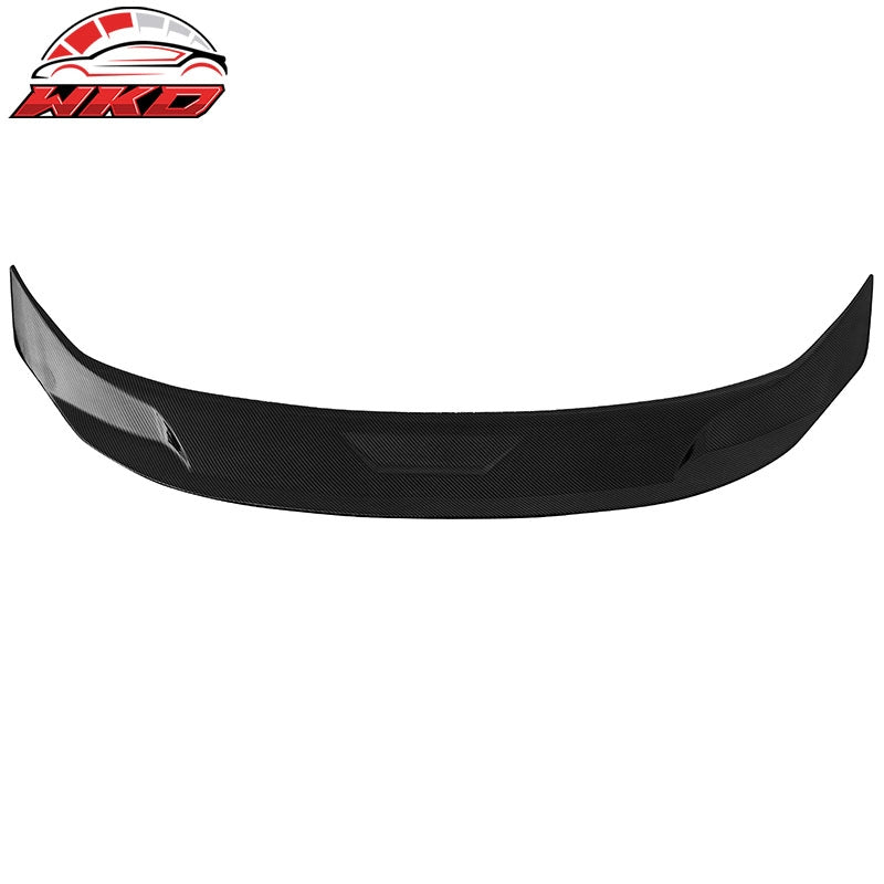 Fits 22-26 Honda Civic Sedan JDM Style Trunk Spoiler Wing Carbon Fiber Print ABS