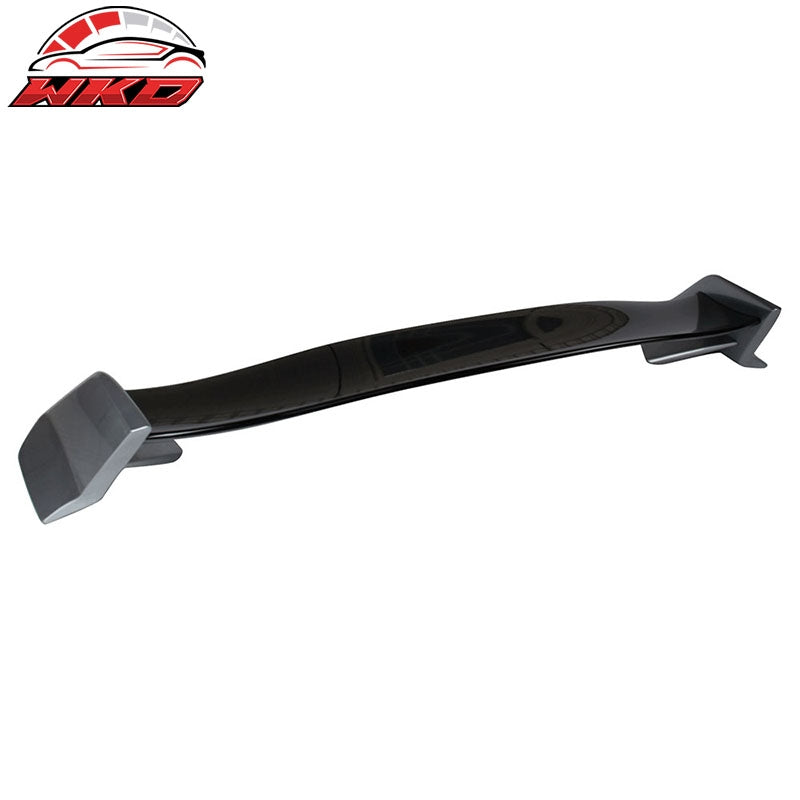 Fits 16-21 Honda Civic Type R TR Rear Trunk Spoiler Painted Gloss Black & Silver