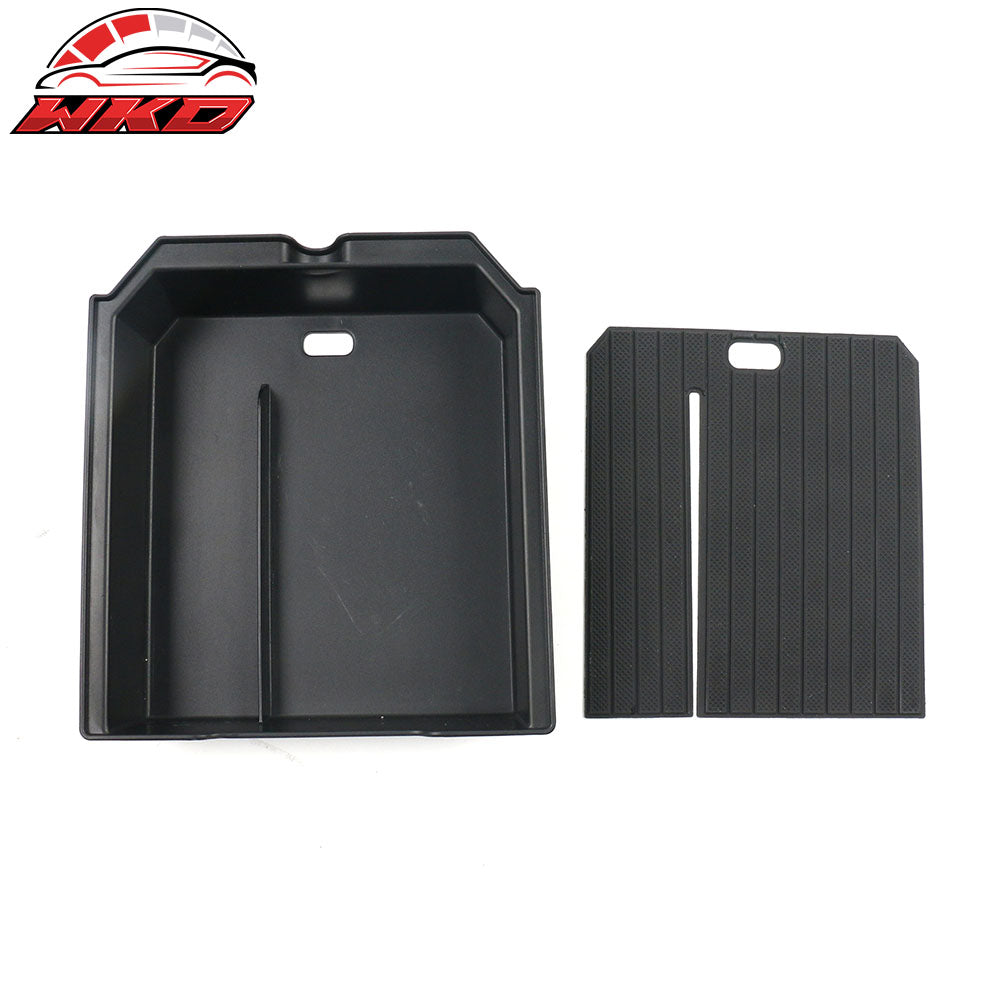 Fits 24-25 Tesla Model 3/Y Lower Upper Center Console Organizer Storage Box TPE
