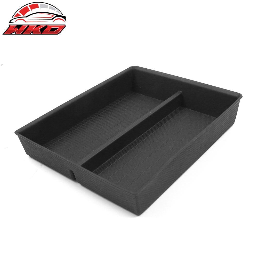 Fits 24-25 Tesla Model 3/Y Lower Upper Center Console Organizer Storage Box TPE