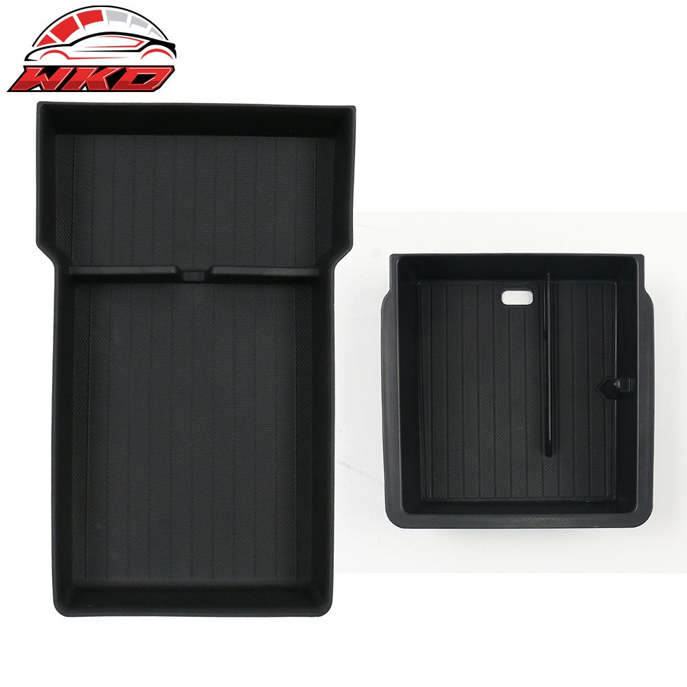 Wholesale 24-26 Tesla Model 3/Y TPE Lower Upper Center Armrest Organizer Storage Box