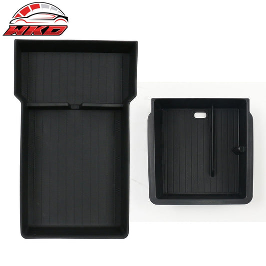 Wholesale 24-26 Tesla Model 3/Y TPE Lower Upper Center Armrest Organizer Storage Box