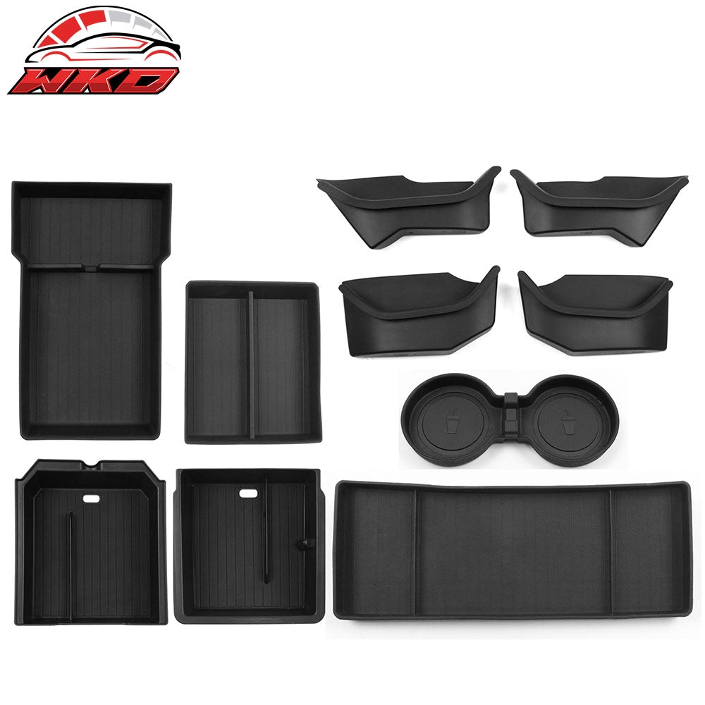 2024-26 Tesla Model 3 Door Side+Center Armrest+Console Box+Cup Holder Insert | Wholesale