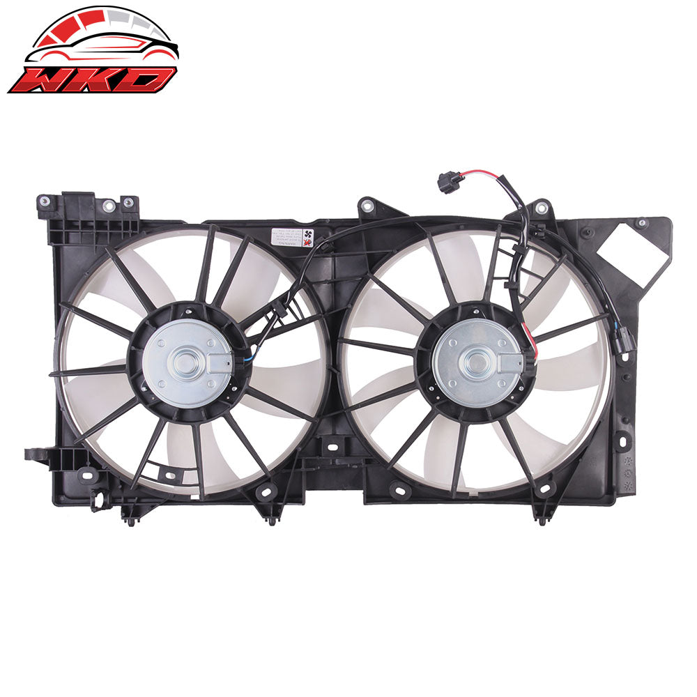 Fits 10-14 Subaru Legacy Outback 3.6L A/C Condenser Radiator Dual Cooling Fan