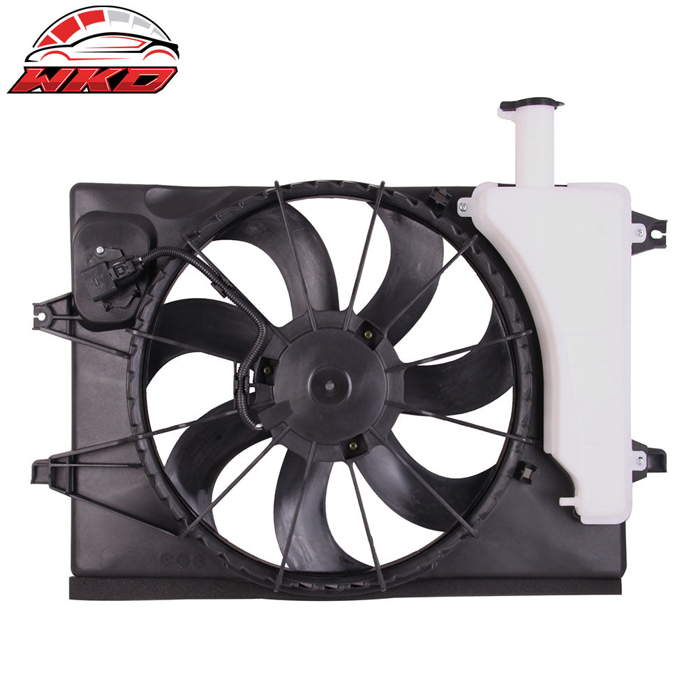 Fits 18-22 Hyundai Kona 2.0L A/C Condenser Radiator Cooling Fan OE Replacement