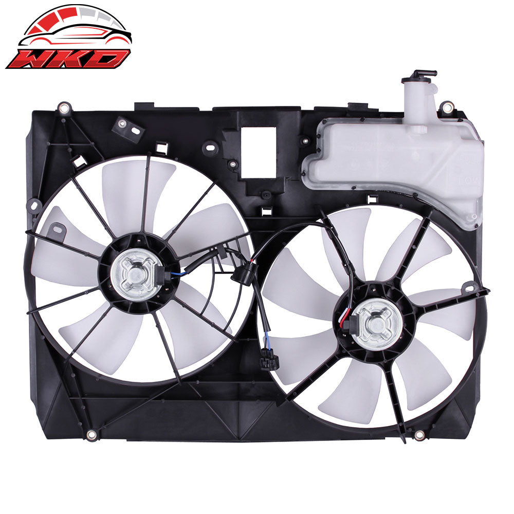 Fits 04-05 Toyota Sienna 3.3L w/ Towing Engine A/C Condenser Dual Cooling Fan