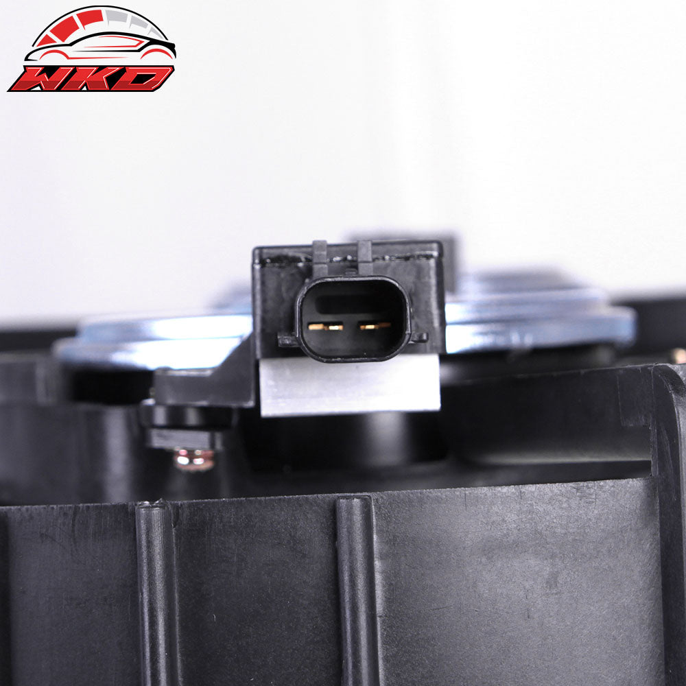 Fits 01-05 Dodge Neon A/T Engine Cooling Fan Dual Condenser Radiator Assembly