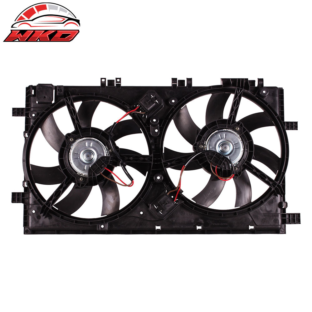 Fits 11-12 Buick Regal 2.0L 10-11 Saab 9-5 2.0L/2.8L Engine Dual Cooling Fan