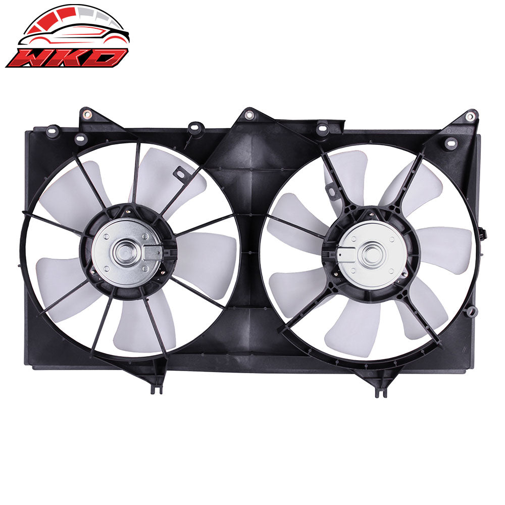 Fits 04-06 Lexus ES330 3.3L 04-06 Toyota Camry V6 A/C Condenser Dual Cooling Fan