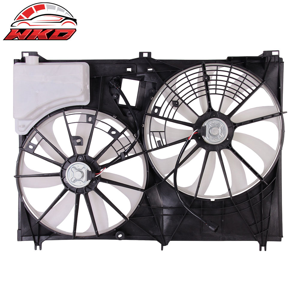 Fits 14-19 Toyota Highlander 2.7L 14-16 3.5L w/o Towing Engine Dual Cooling Fan