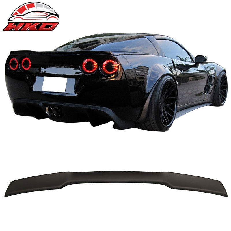 Wholesale 05-13 Chevy Corvette C6 ZR1 OE Style Matte Black Flushmount Trunk Spoiler