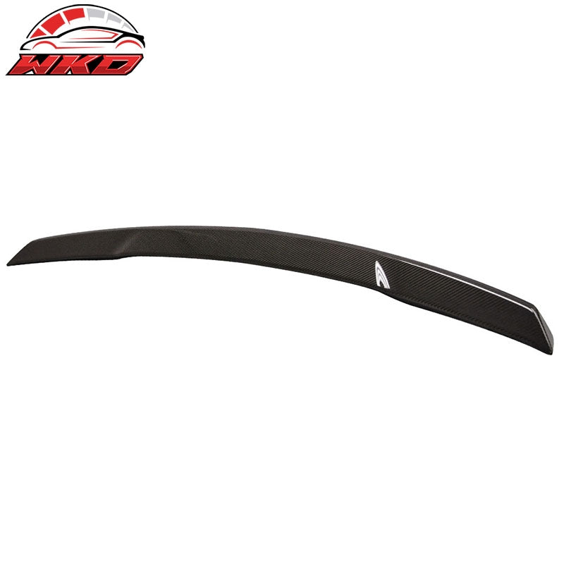 Fits 14-19 Chevrolet Corvette C7 Rear Trunk Spoiler Wing Lip Matte Carbon Fiber