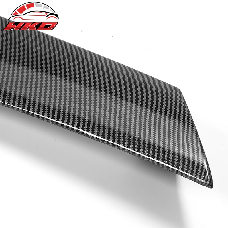 Fits 20-26 Corvette C8 2022 Z51 Low Profile Trunk Spoiler Carbon Fiber Print