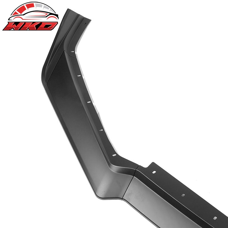 Fits 20-26 Chevy Corvette C8 5VM Style Matte Black Front Bumper Lip Spoiler 5PCS