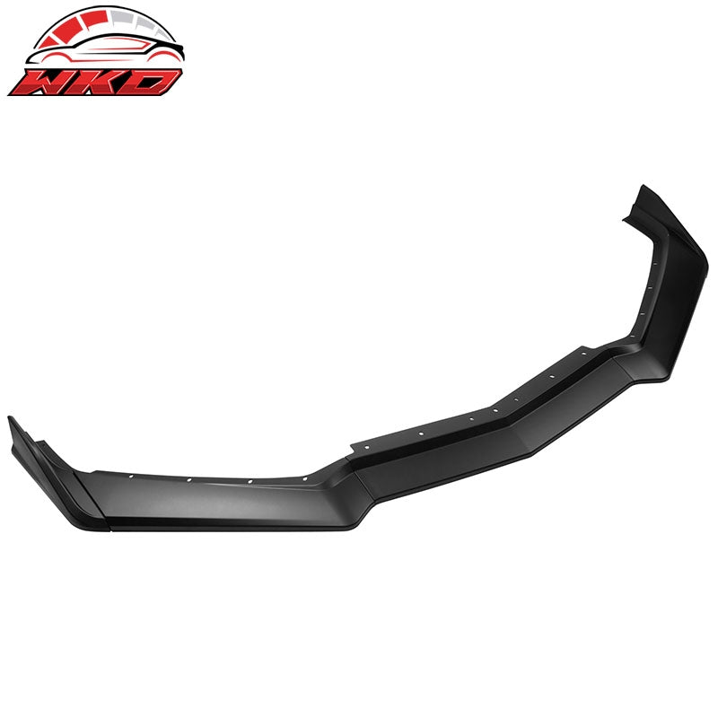Fits 20-26 Chevy Corvette C8 ABS Front Bumper Lip Chin Spoiler 5PCS Matte Black