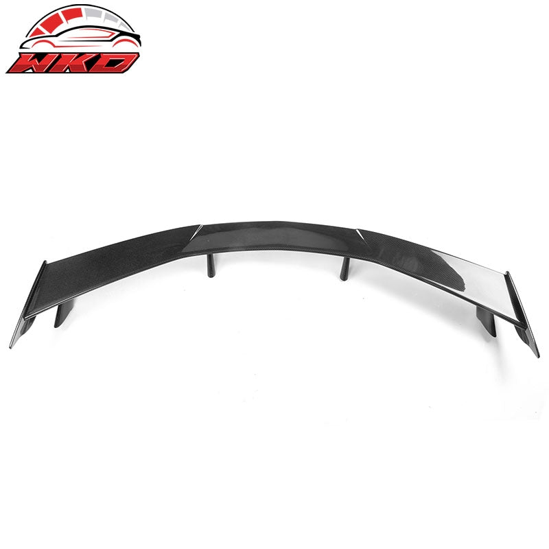 Fits 20-26 Chevrolet Corvette C8 High Wing Style Trunk Spoiler Carbon Fiber 7PC