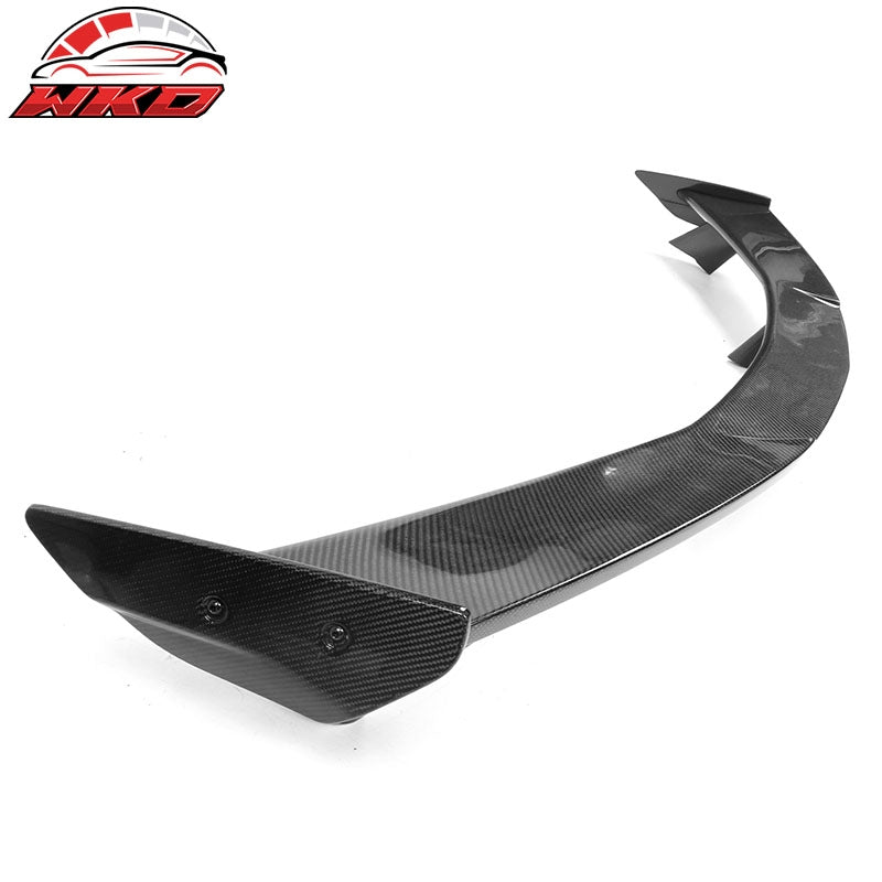 Fits 20-26 Chevrolet Corvette C8 High Wing Style Trunk Spoiler Carbon Fiber 7PC