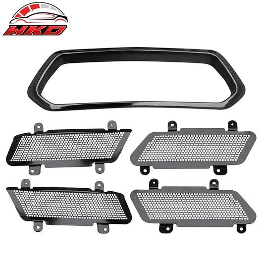 Wholesale 23-26 Chevy Corvette C8 Z06 ZR1 OE Iron Rear Bumper Pipe Bezel + Mesh Grille