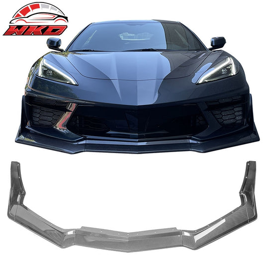 Wholesale 20-26 Chevy Corvette C8 STG 3 Front Bumper Lip ZR1 Style Carbon Fiber Print
