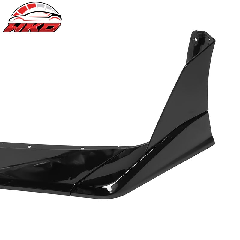Fits 20-26 Chevy Corvette C8 Z51 STG 3 Front Bumper Lip ZR1 Style Gloss Black