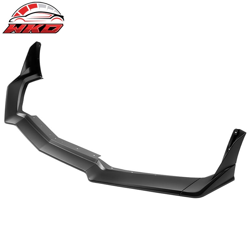 Fits 20-26 Chevy Corvette C8 Z51 STG 3 Front Bumper Lip ZR1 Style Matte Black