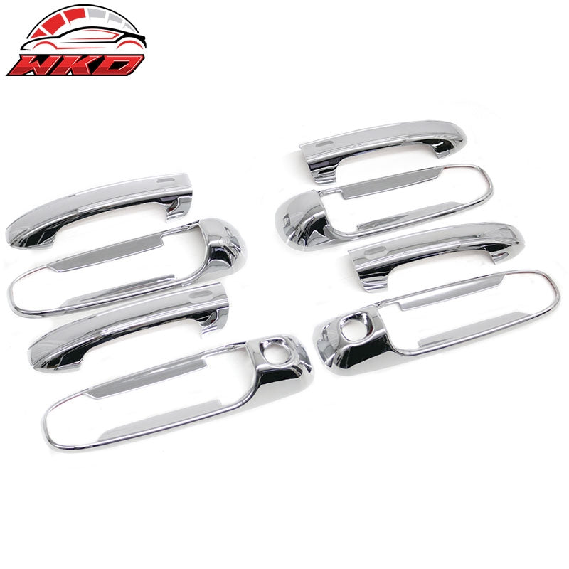 For 99-10 Dakota Durango Ram Liberty Grand Cherokee Door Handle Cover Chrome ABS