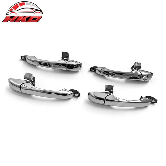 Wholesale 07-12 Dodge Caliber Chrome ABS Door Handle Covers Cap Trims w/ 1 Key Hole - Wikond Auto
