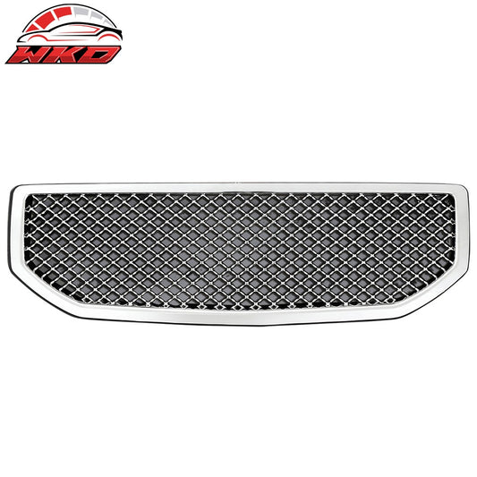 Wholesale 07-12 Dodge Caliber Mesh Style ABS Front Bumper Grille Guard Cover - Chrome