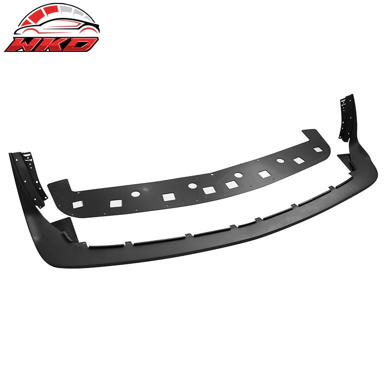 For 18-23 Dodge Challenger Demon & Widebody Front Lip DM Style Textured Black PP