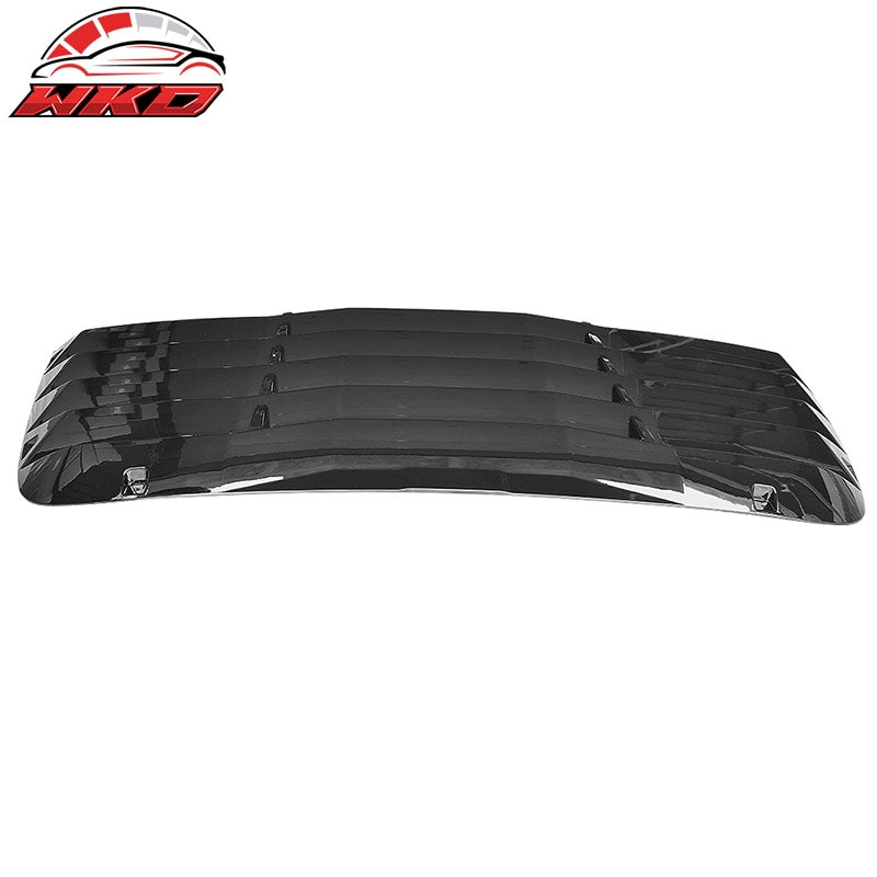 Fits 08-23 Dodge Challenger Rear Window Louver Sun Rain Shade Cover Gloss Black