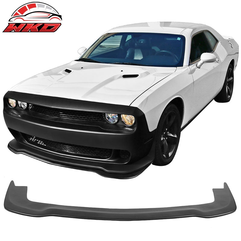 Fits 15-23 Dodge Challenger SRT Hellcat Front Bumper Lip Splitter Unpainted PP
