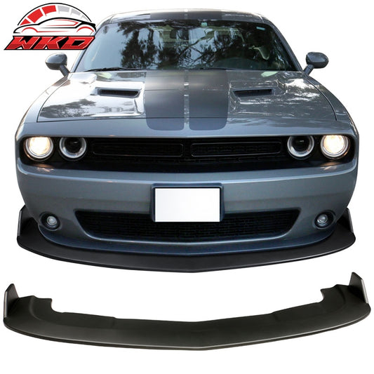 Wholesale 15-23 Dodge Challenger SXT Matte Black PP Front Bumper Lip Spoiler Splitter