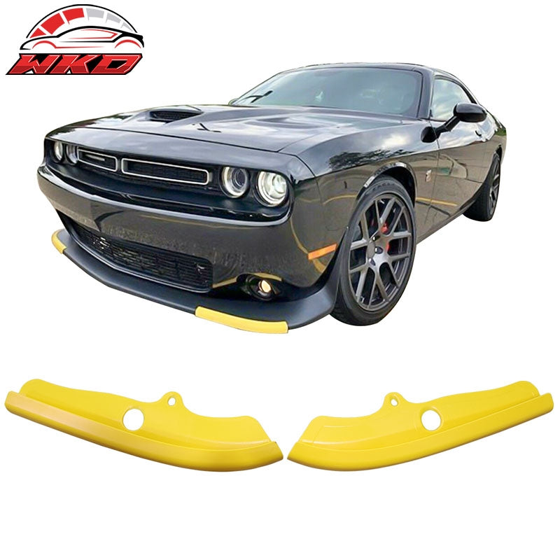 Wholesale 15-23 Dodge Challenger Scat Pack 2PCS Front Bumper Lip Splitter Protector