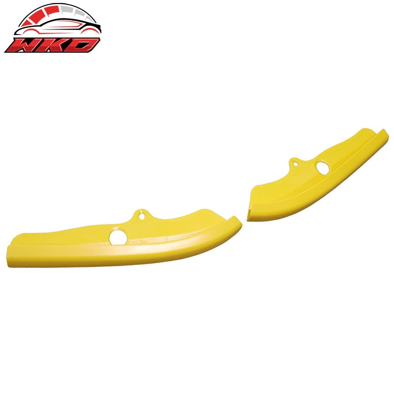 Fits 15-23 Dodge Challenger Scat Pack 2PCS Front Bumper Lip Splitter Protector