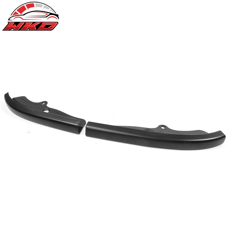 Fits 15-23 Dodge Challenger Scat Pack 2PCS Front Bumper Lip Splitter Matte Black